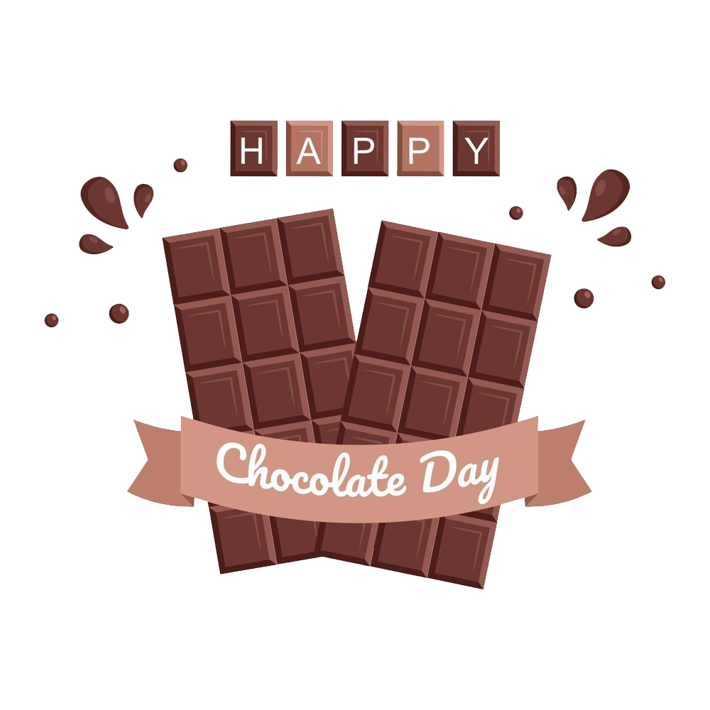 Happy Chocolate Day  Transparent Clipart