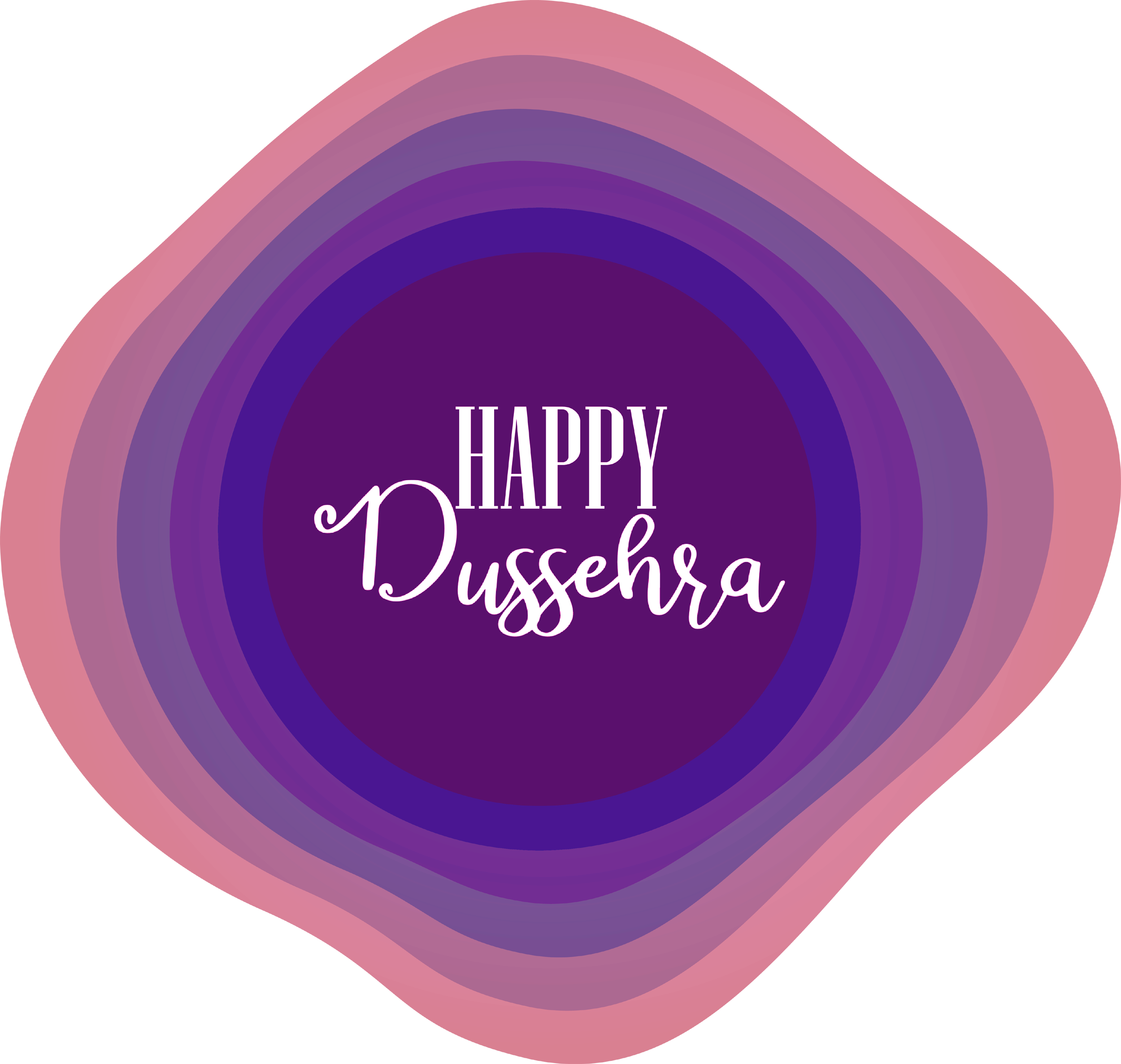 Happy Dussehra Purple Transparent Gallery
