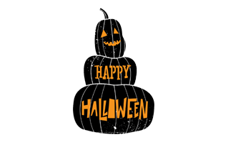 Happy Halloween Text PNG