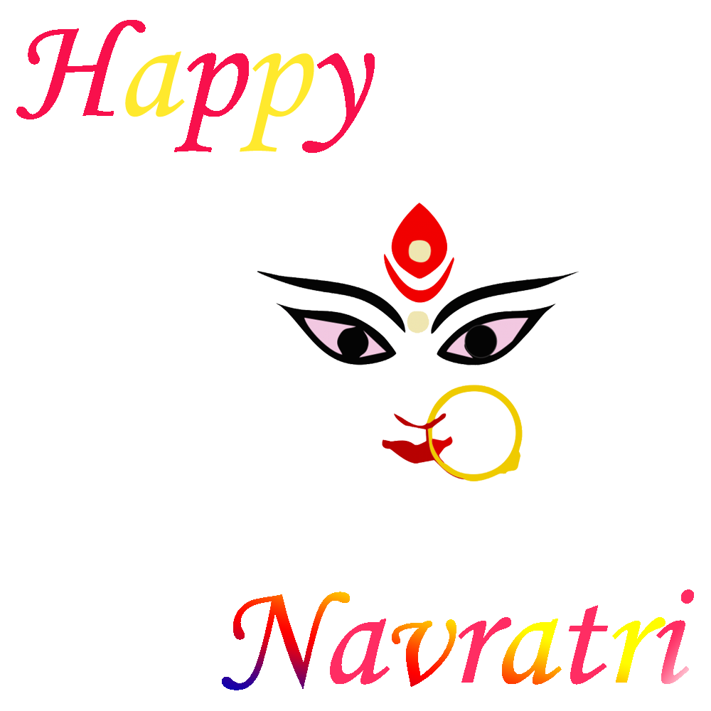 Happy Navratri Logo Transparent Gallery