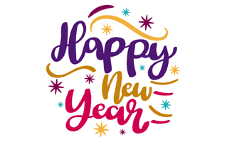 Happy New Year Free Sticker PNG