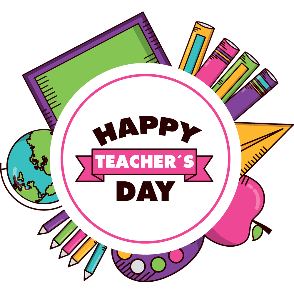 Happy Teachers Day  Transparent Photo