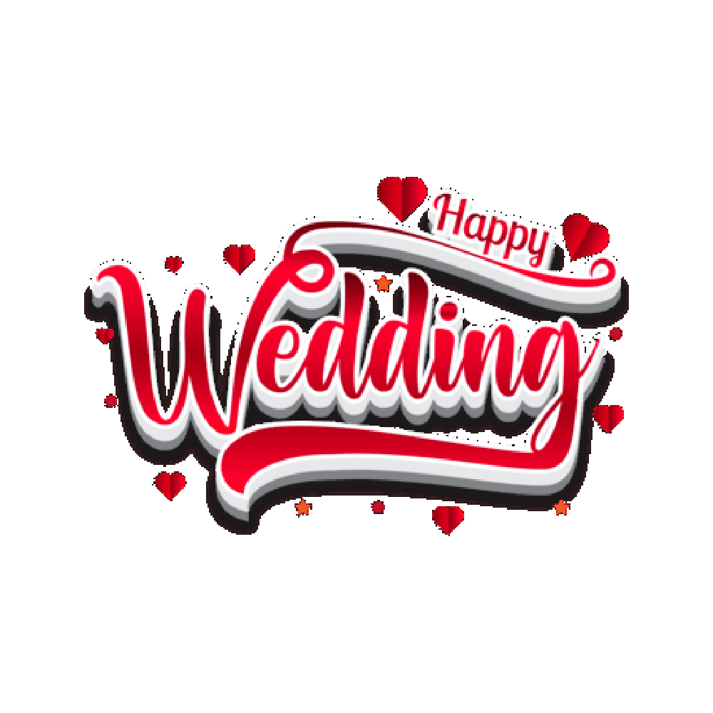 Happy Wedding Sticker Transparent Gallery