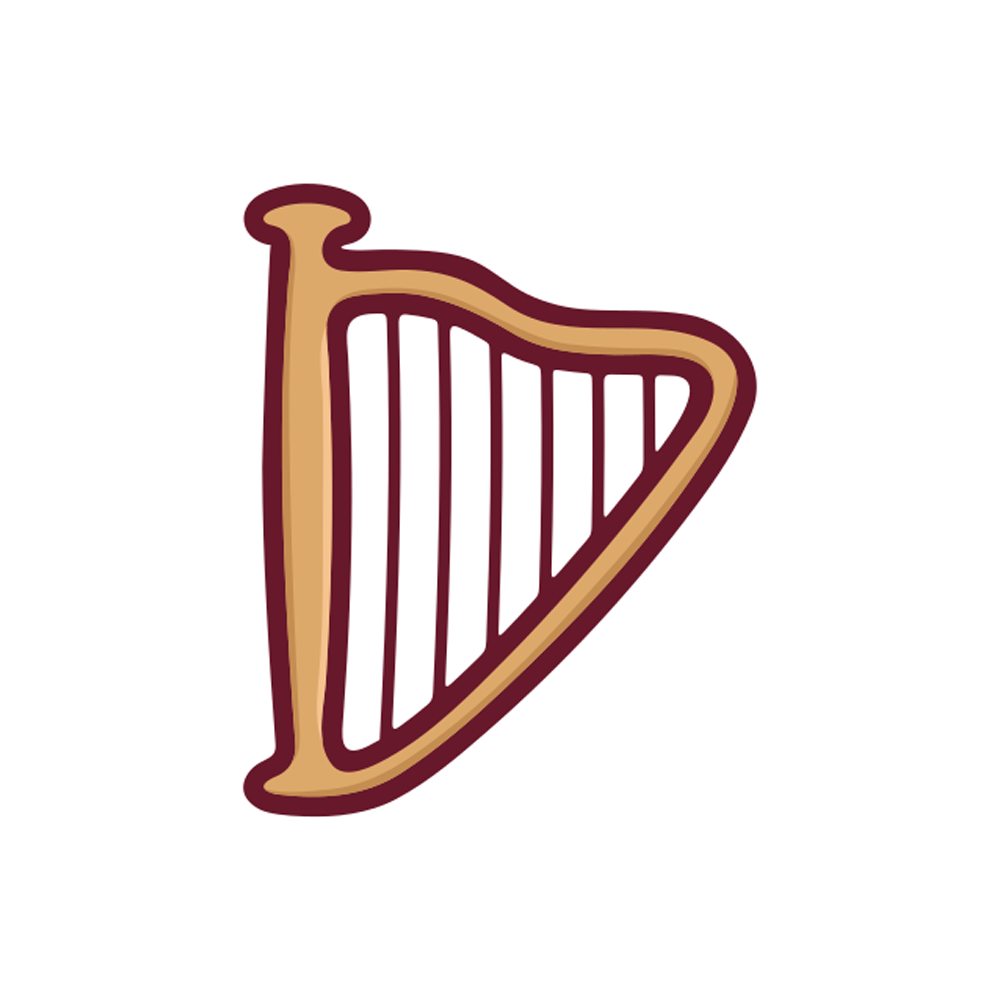 Harp Free Sticker Transparent Image