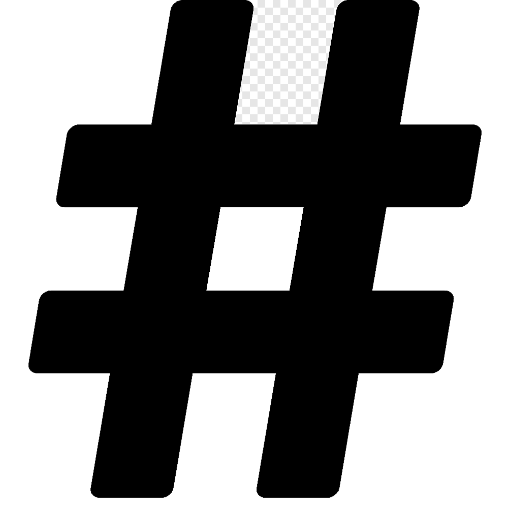 Hastag Symbol  Transparent Image
