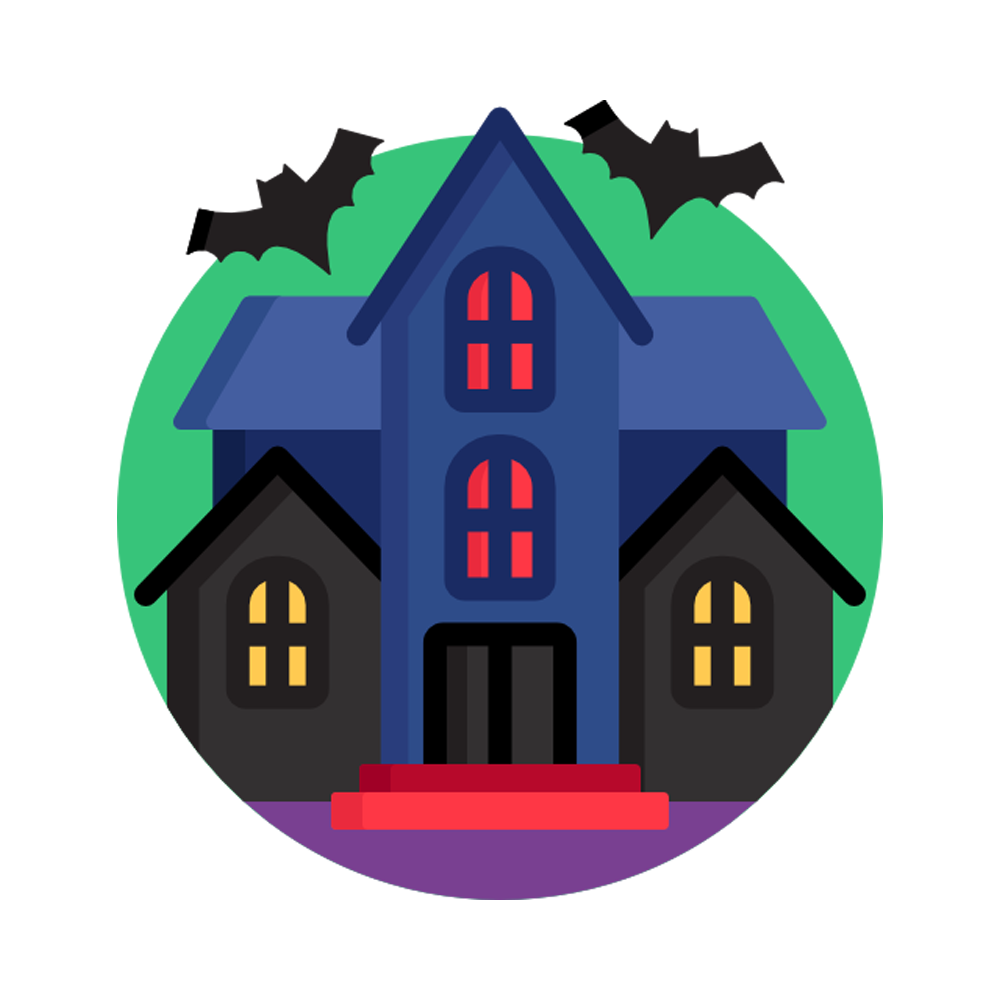 Haunted House free Sticker Transparent Clipart