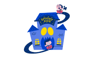 Haunted House free Sticker PNG