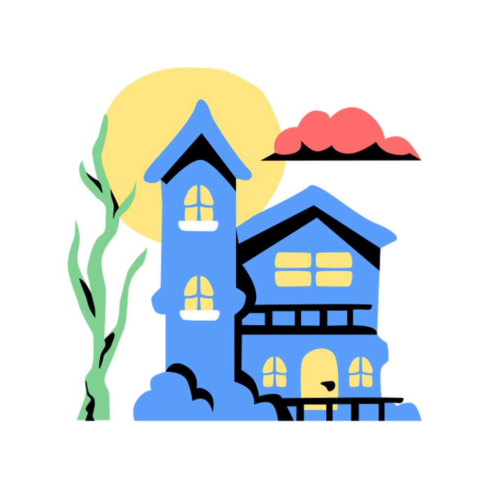 Haunted House Sticker Transparent Gallery