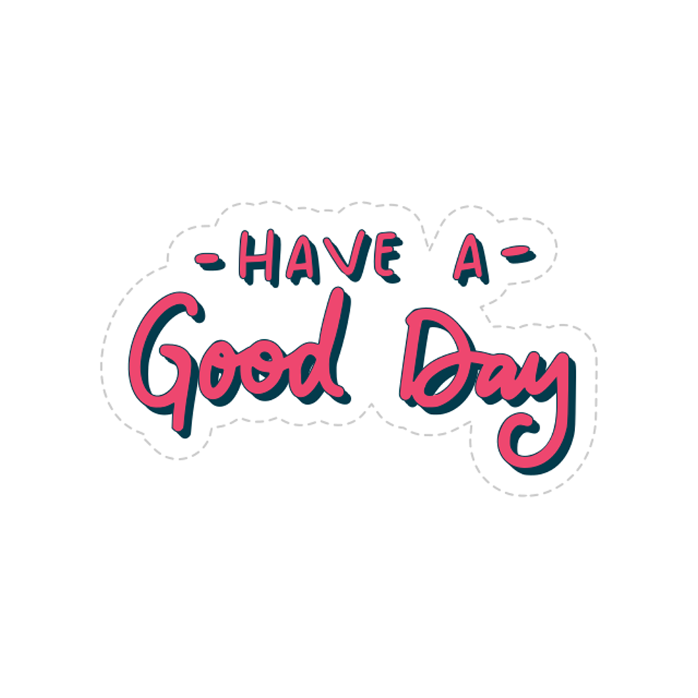 Have A Nice Day Free Sticker Transparent Picture