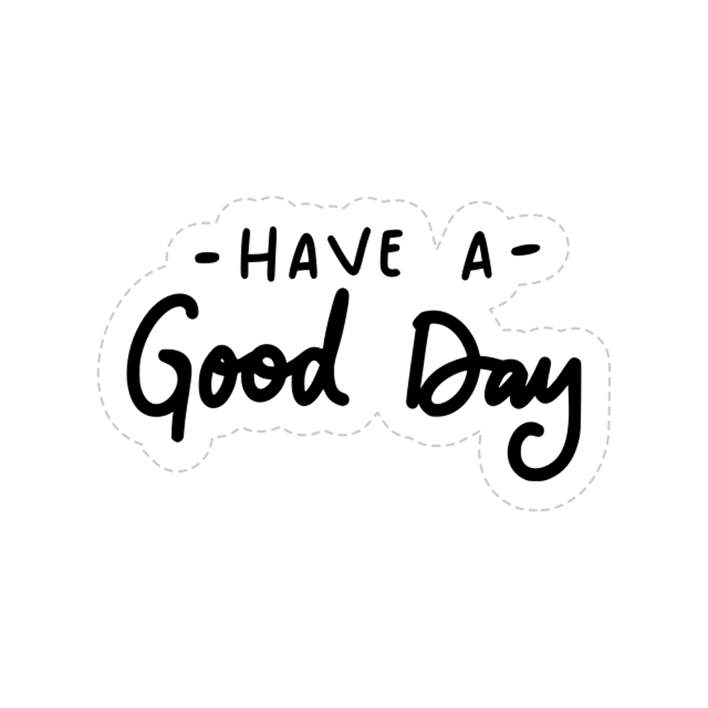 Have A Nice Day Free Sticker Transparent Gallery