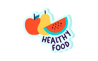 Healthy Food Free Sticker PNG
