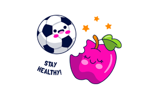 Healthy Lifestyle Sticker PNG