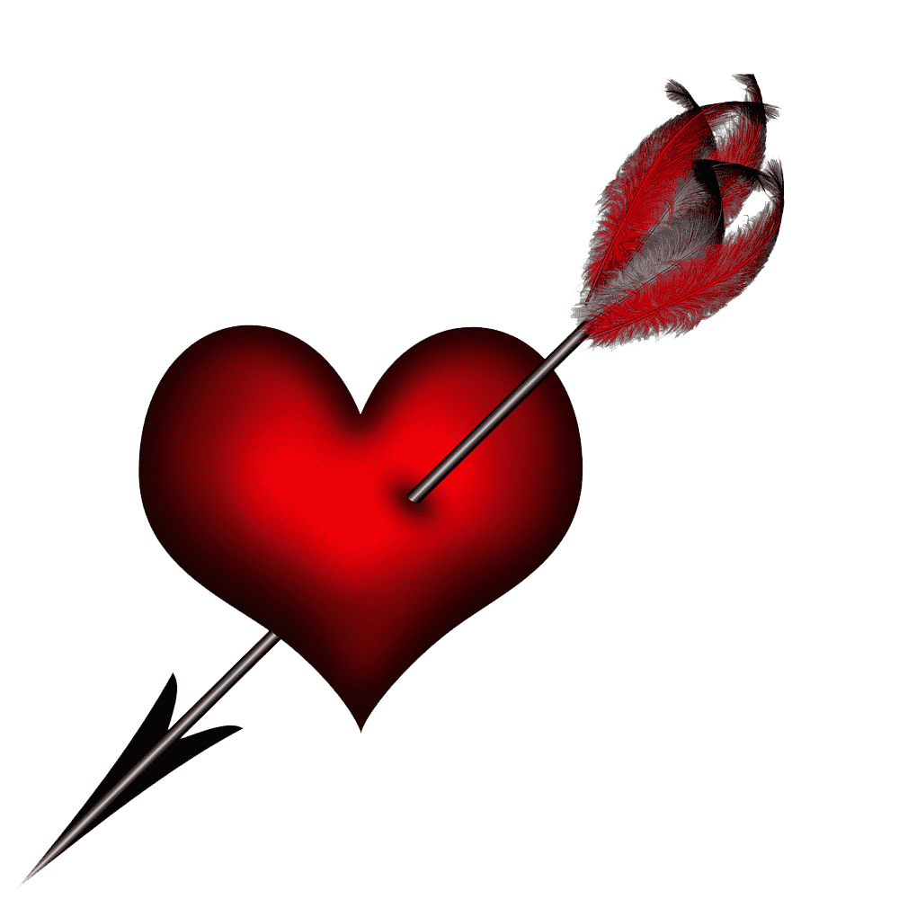 Heart Arrow Transparent Clipart