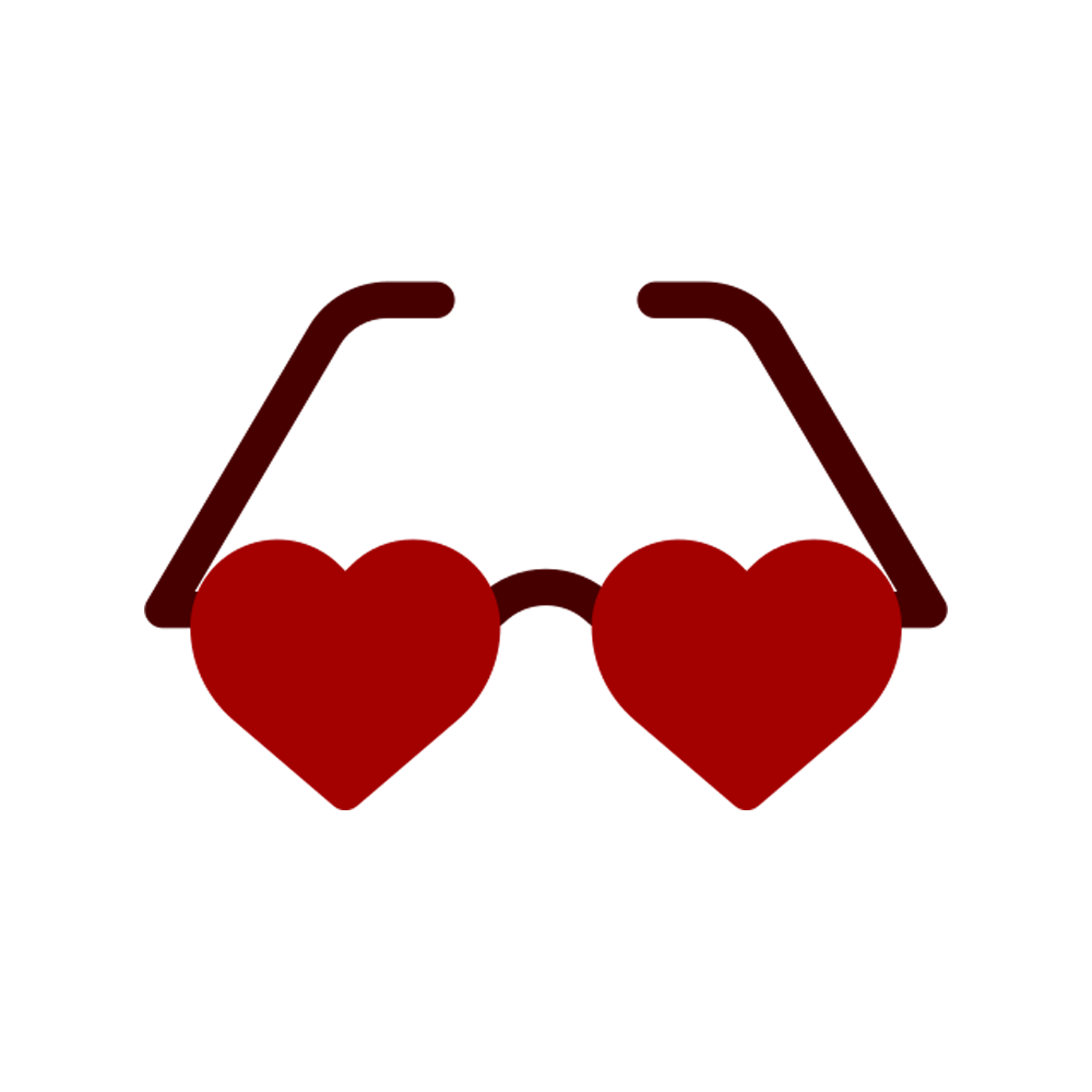 Heart Glasses Free Sticker Transparent Image