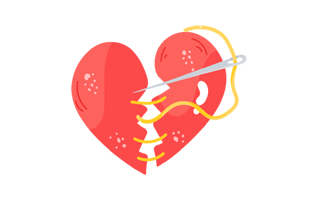 Heartbroken Sticker PNG
