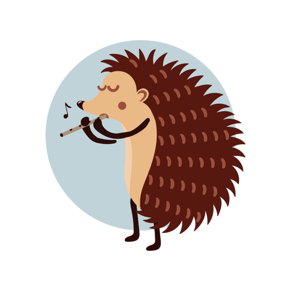 Hedgehog Free Sticker Transparent Image