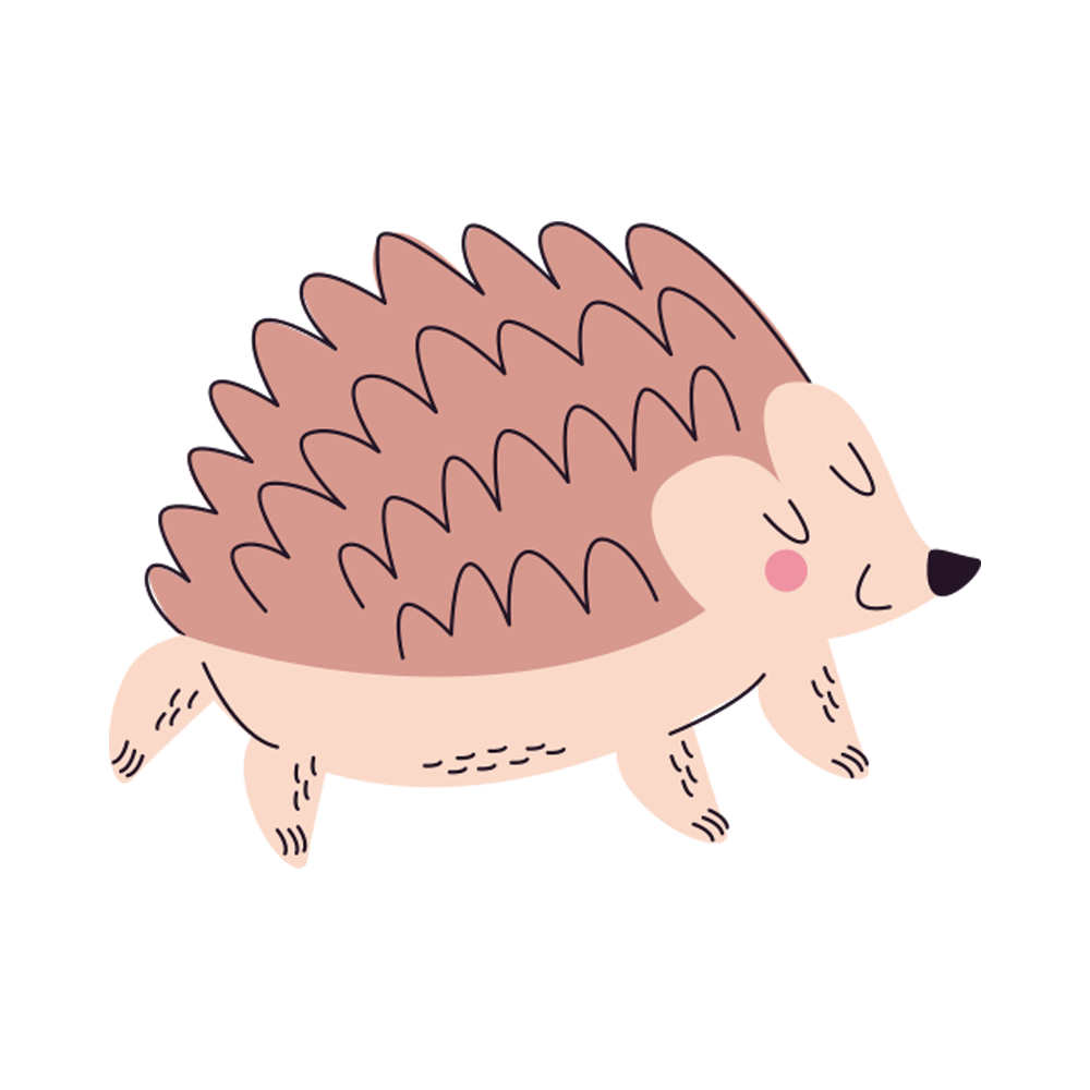 Hedgehog Free Sticker Transparent Clipart