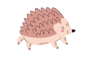 Hedgehog Sticker PNG