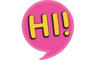 Hi Free Sticker PNG