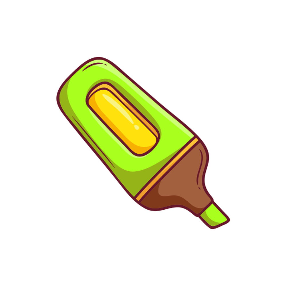 Highlighter Free Sticker Transparent Image