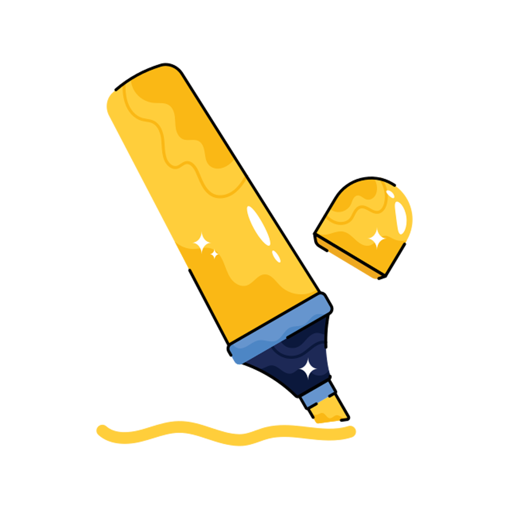 Highlighter Free Sticker Transparent Photo