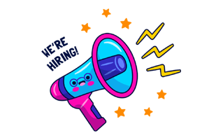 Hiring Sticker PNG