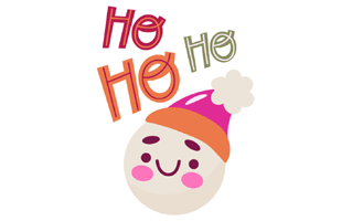 Ho Ho Ho Sticker PNG