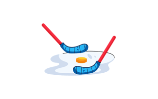 Hockey Free Sticker PNG