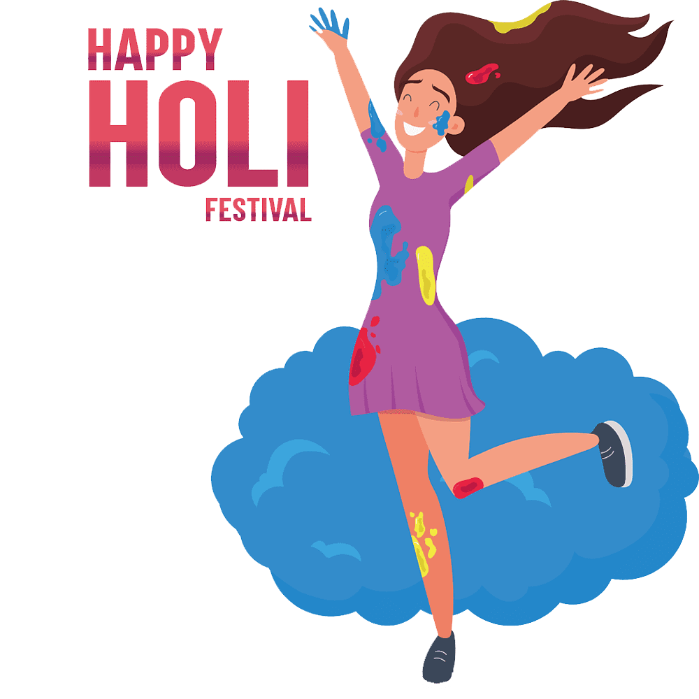 Holi Festival Transparent Clipart