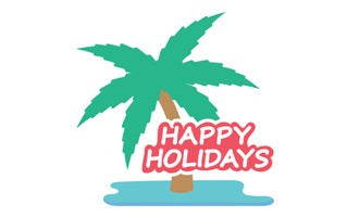 Holidays Free Sticker