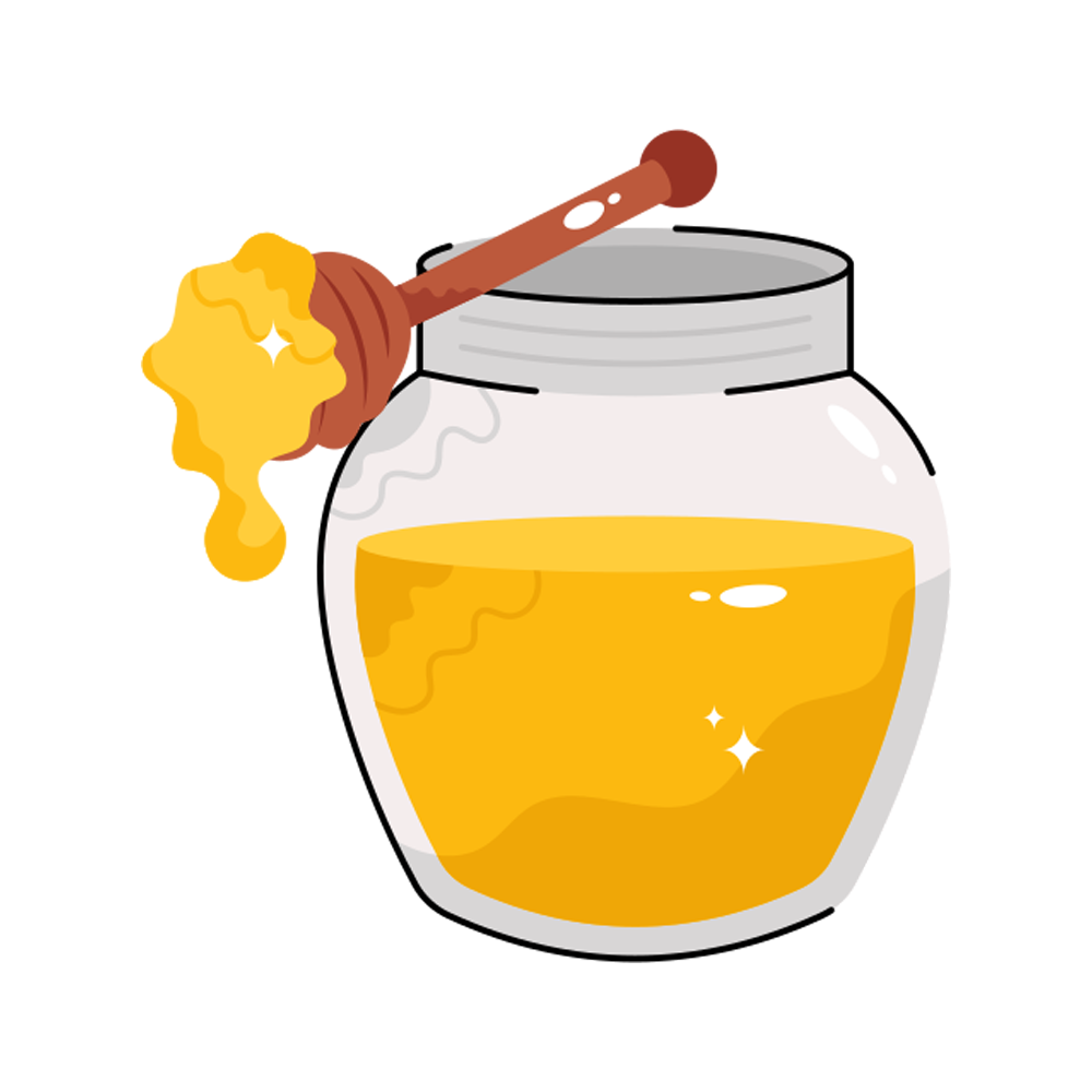 Honey Free Sticker Transparent Picture
