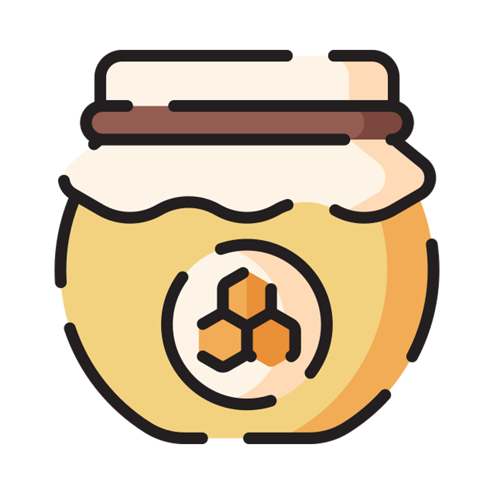 Honey Free Sticker Transparent Clipart