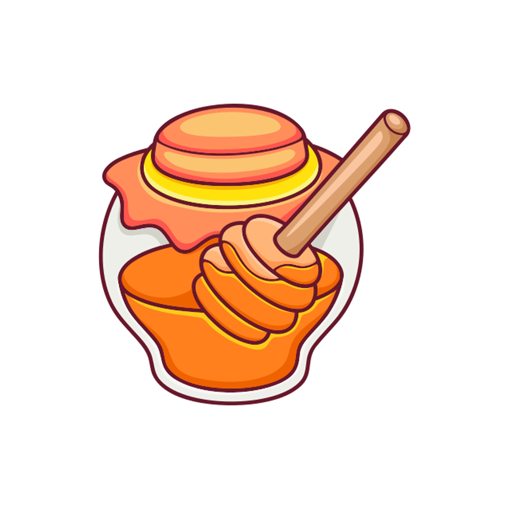 Honey Sticker Transparent Picture