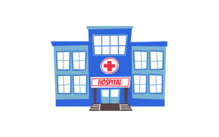 Hospital Free Sticker PNG