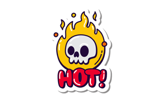 Hot Free Sticker PNG