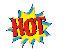 Hot Sticker PNG