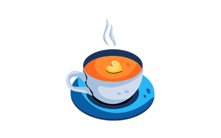 Hot Tea Sticker PNG