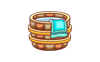 Hot Tub Sticker PNG