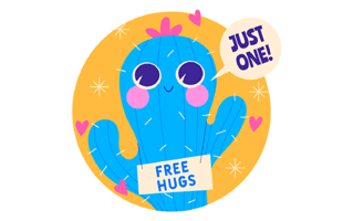 Hugs Sticker PNG