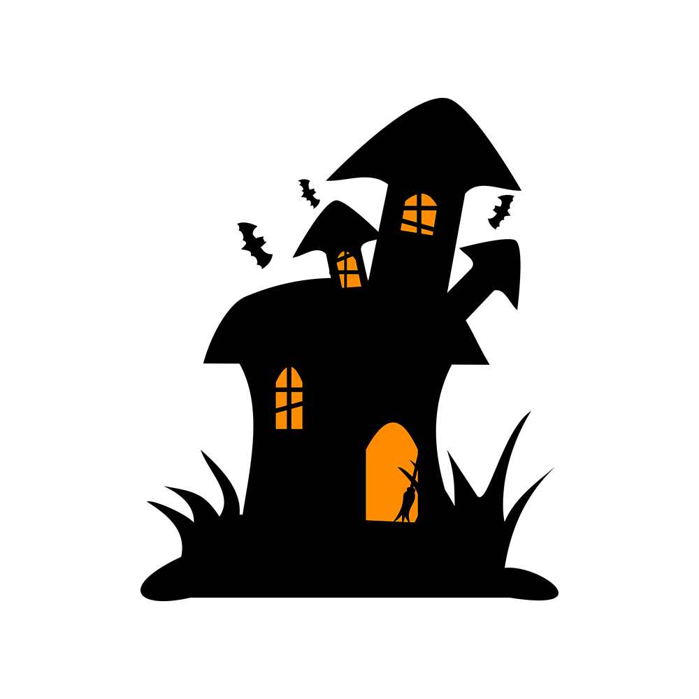 Hunted House Transparent Clipart