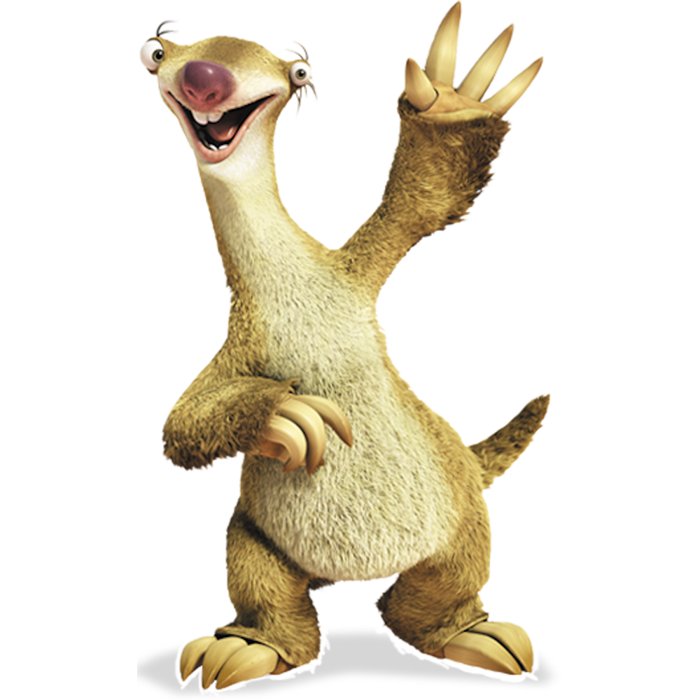 Ice Age Sid Transparent Clipart