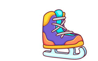 Ice Skate Free Sticker PNG