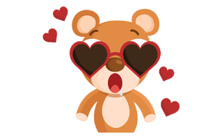 In Love Sticker PNG