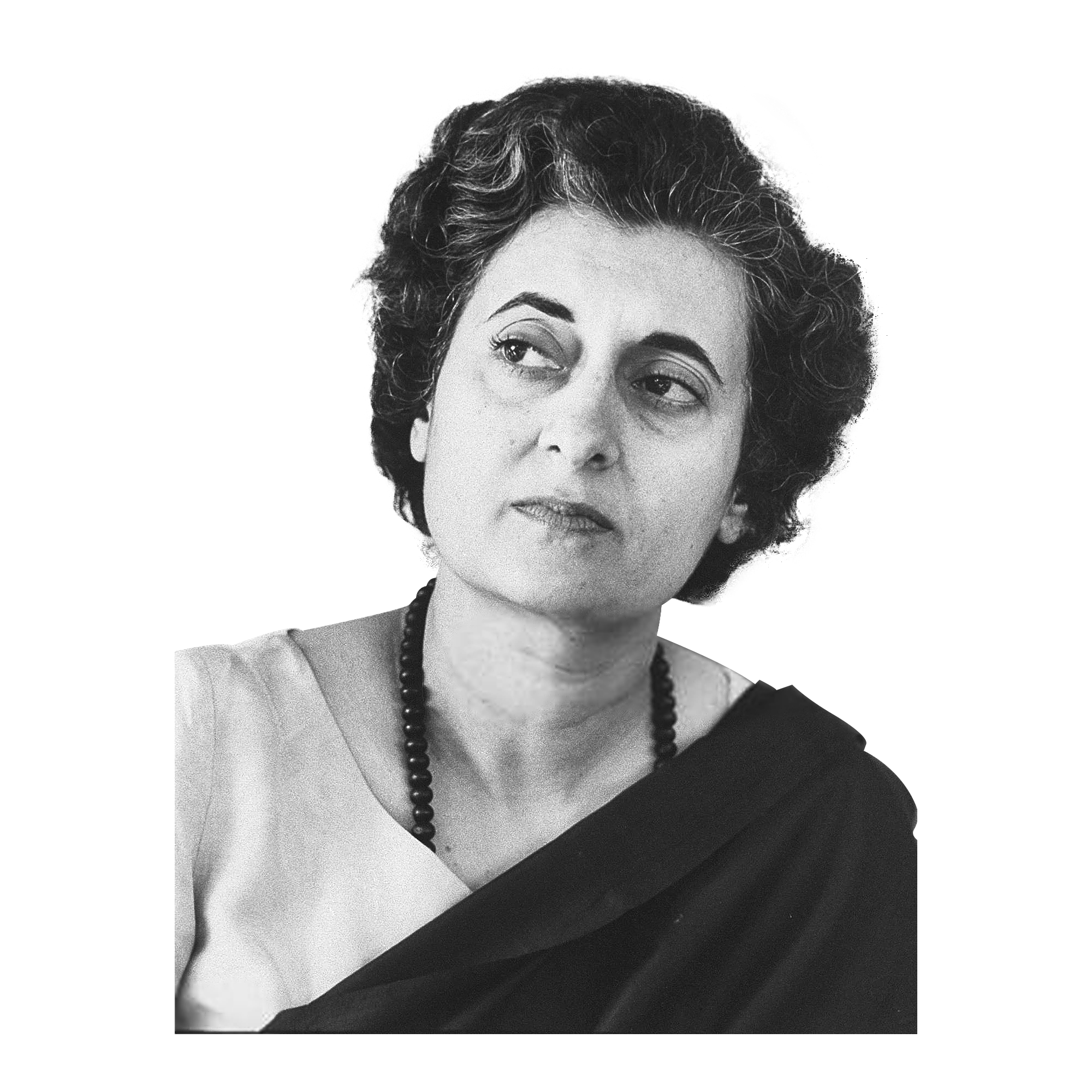 Indira Gandhi Transparent Picture