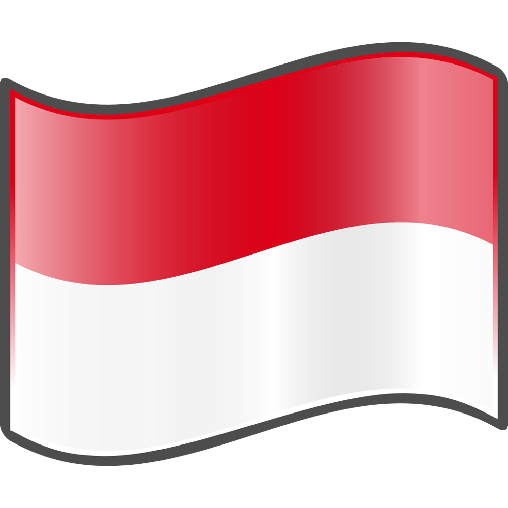 Indonesia Flag Transparent Clipart