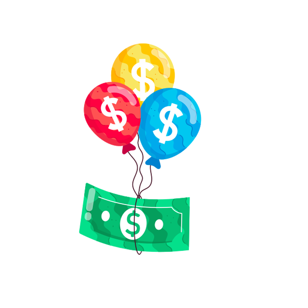 Inflation Sticker Transparent Gallery