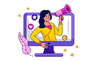 Influencer Free Sticker PNG
