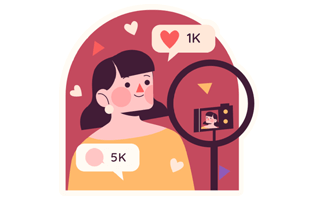 Influencer Sticker PNG