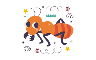 Insect Free Sticker PNG