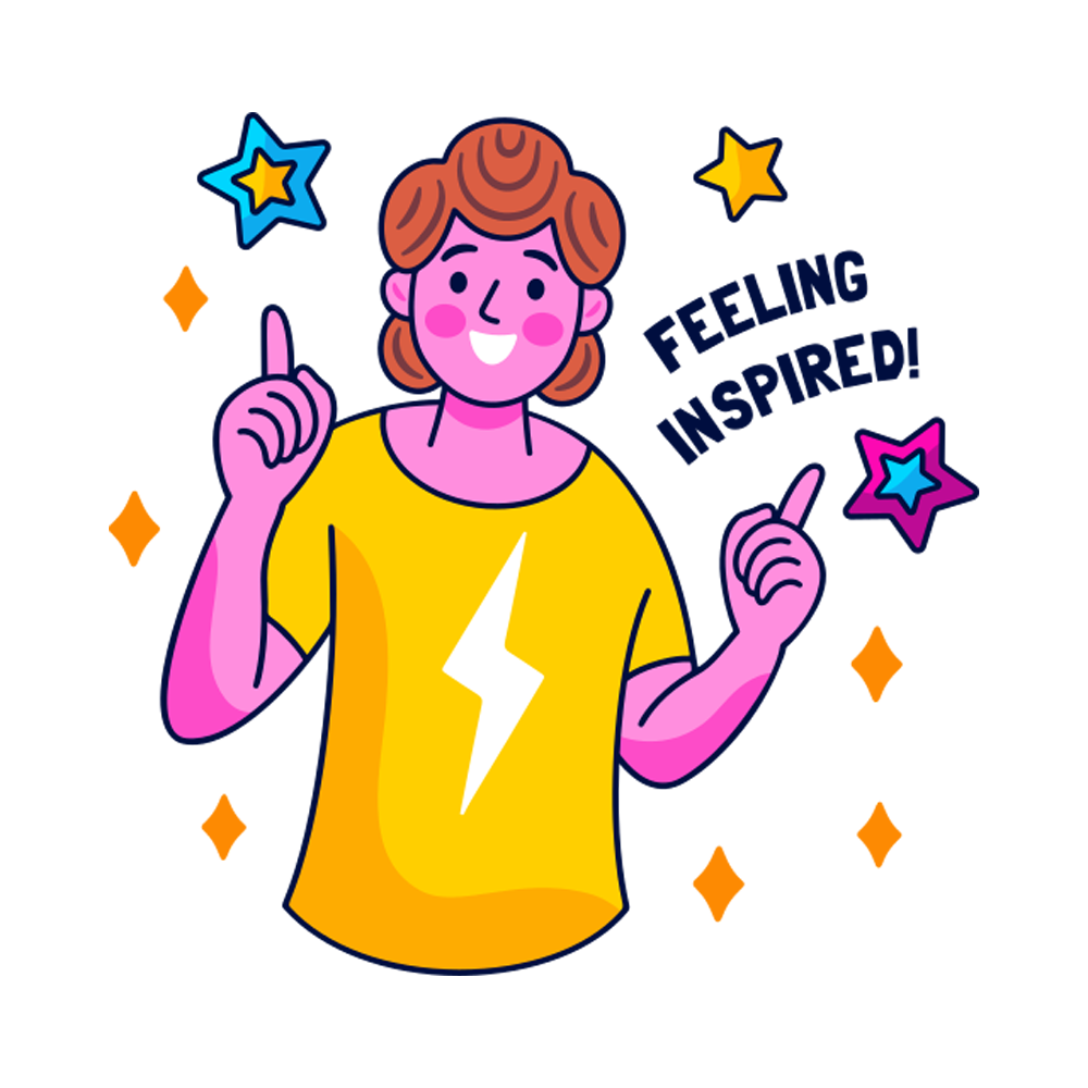 Inspired Sticker Transparent Image